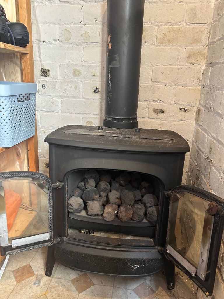 Free Coal Flame Effect Gas Fire Stove