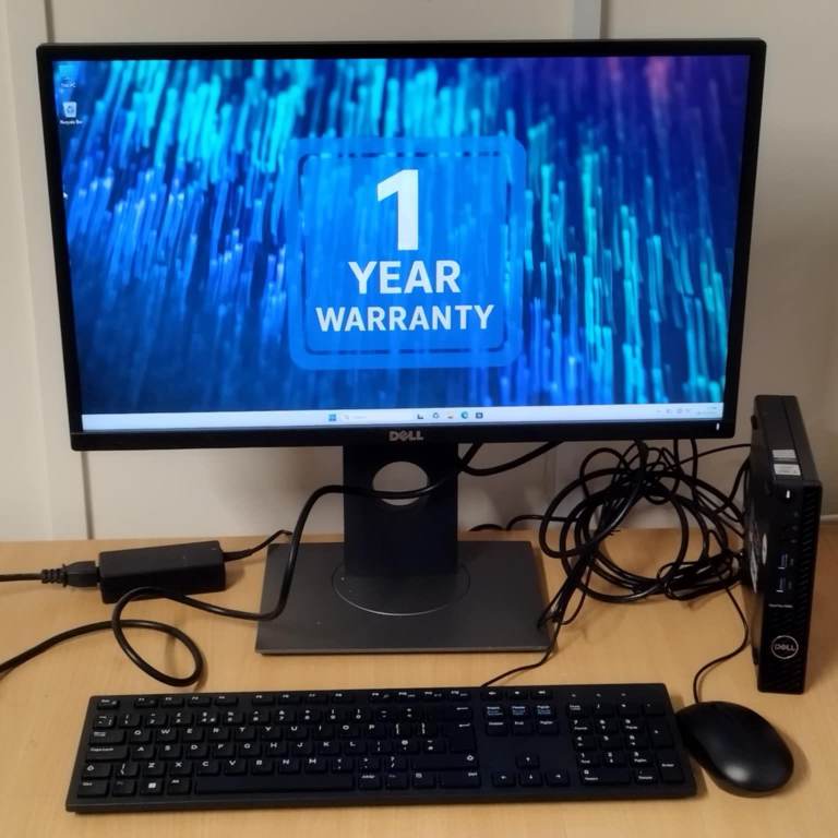 Dell Optiplex 3080 Micro PC set + 1 YEAR WARRANTY