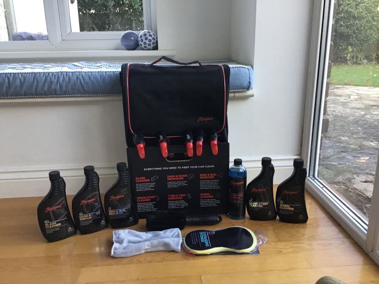Superguard car cleaning aftercare kit