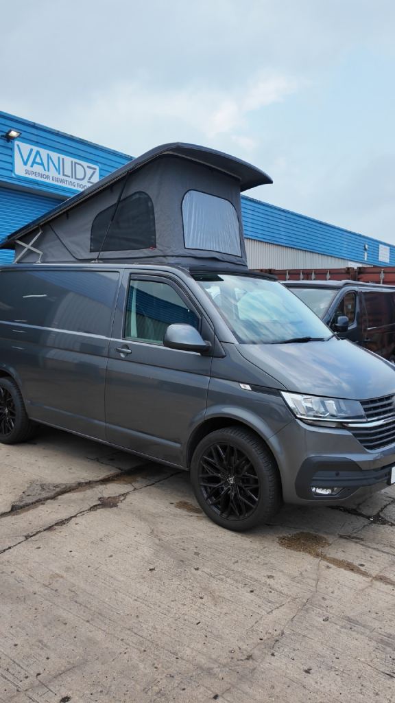 POPTOP ROOF SYSTEMS FITTED BY VAN-LIDZ. VW TRANSPORTER SWB