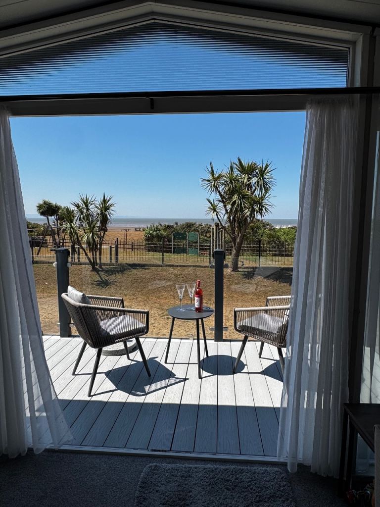 Brean sea view static lodge for sale