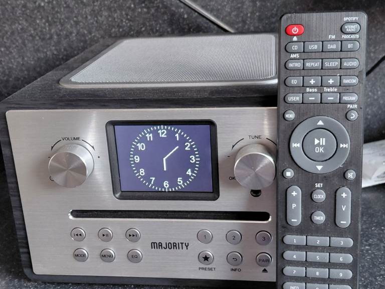 Majority Homerton DAB+ / FM / Internet Radio with CD Player & Bluetooth