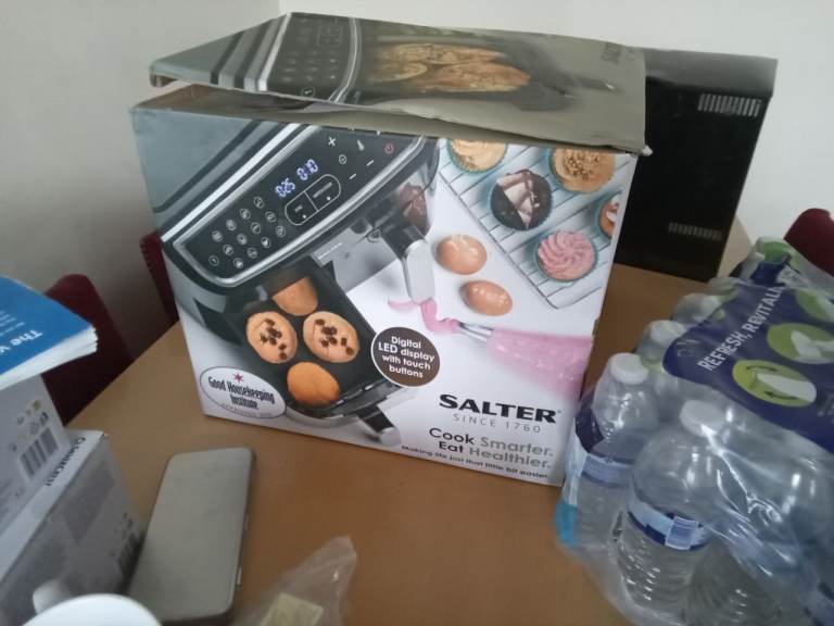Large air fryer.