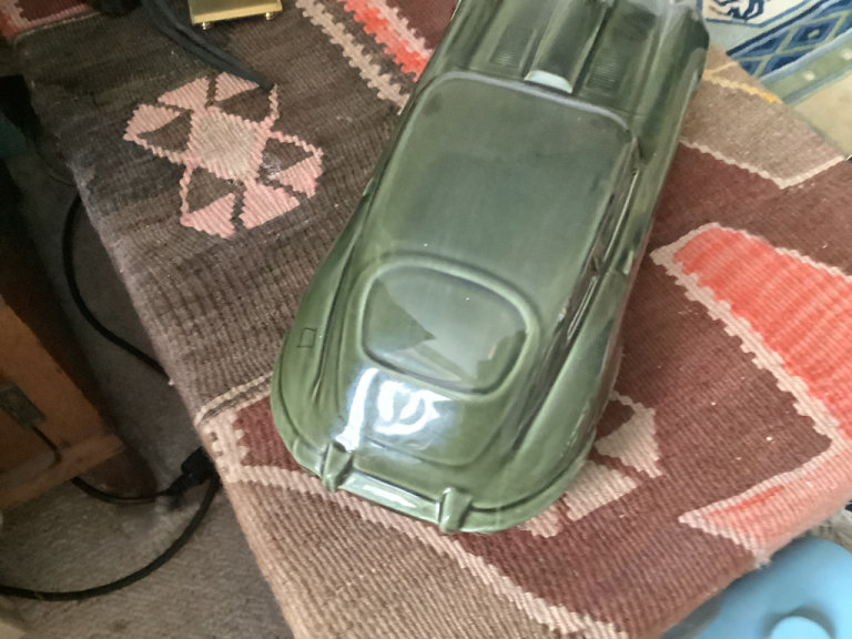 Early 20th C. JAGUAR CAR in racing green
