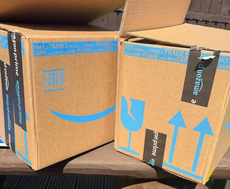 10 Strong Moving Boxes – Heavy Duty Cardboard – Used Once – £15