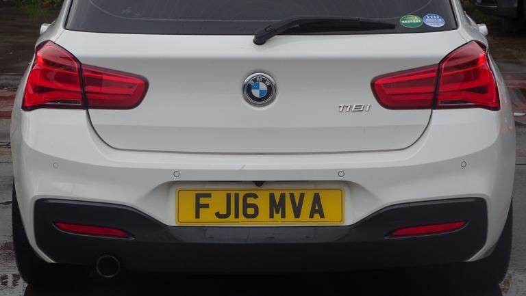 BMW 1 SERIES White Auto Petrol 2016 m sport red leather