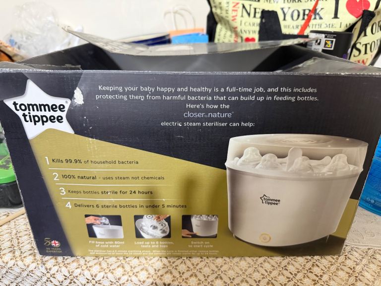 Free Tommee tippee steriliser and bottle Warmer