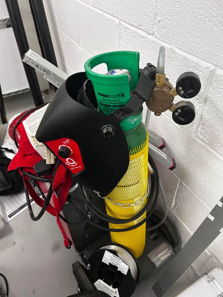 Portamig mig welder 185A complete setup - used once