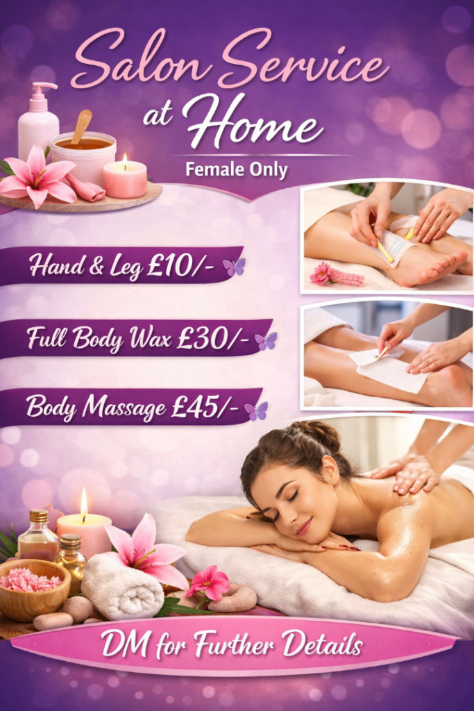 Salon service at home 