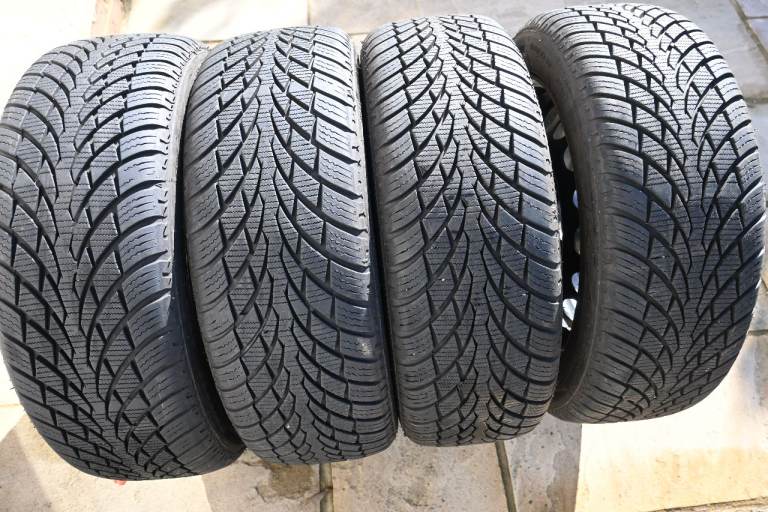 Winter tyres on 16" steel wheels