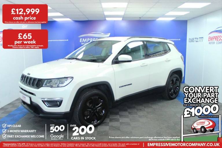 2021 71 JEEP COMPASS 1.4T MULTIAIRII GPF NIGHT EAGLE SUV 5DR PETROL MANUAL EURO 