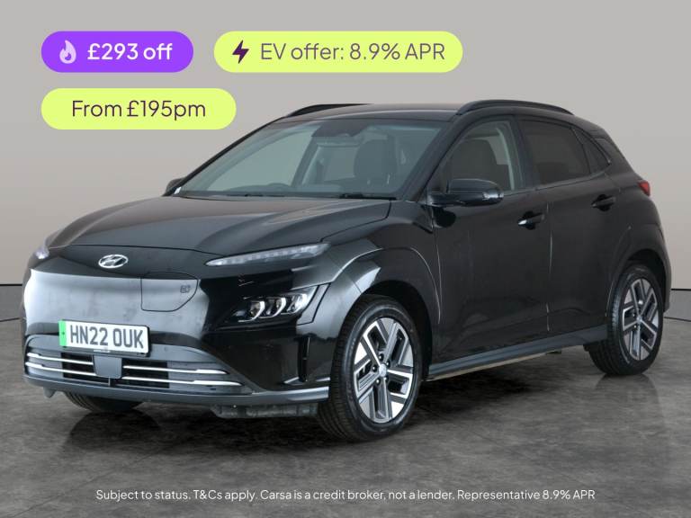 2022 Hyundai KONA 39kWh Premium SUV 5dr Electric Auto (10.5kW Charger) (136 ps) - KEYLESS ENT Suv...