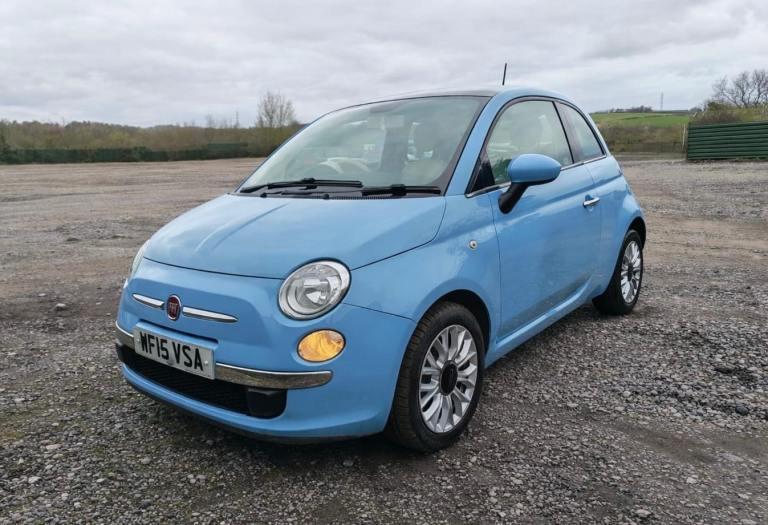 2015 Fiat 500 Lounge 0.9L Twin Air ( 12 Months Mot ) Low Miles 