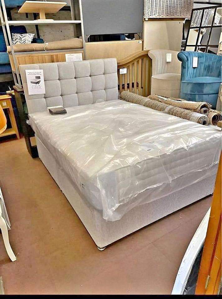 Divan Double (Single + King Size) Bed+Mattress CLEARANCE SALE ON BRAND NEW BEDS WITH MATTRESSES