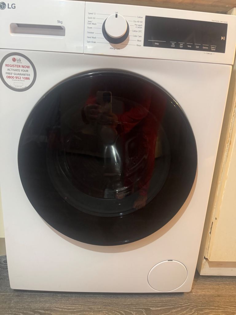 Lg 9kg washing machine 