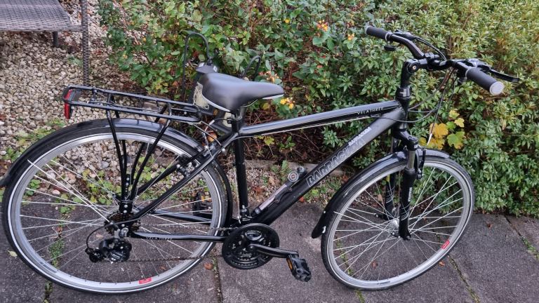 ☆New☆ BARRACUDA 19 inch Mens Black Hybrid Bike