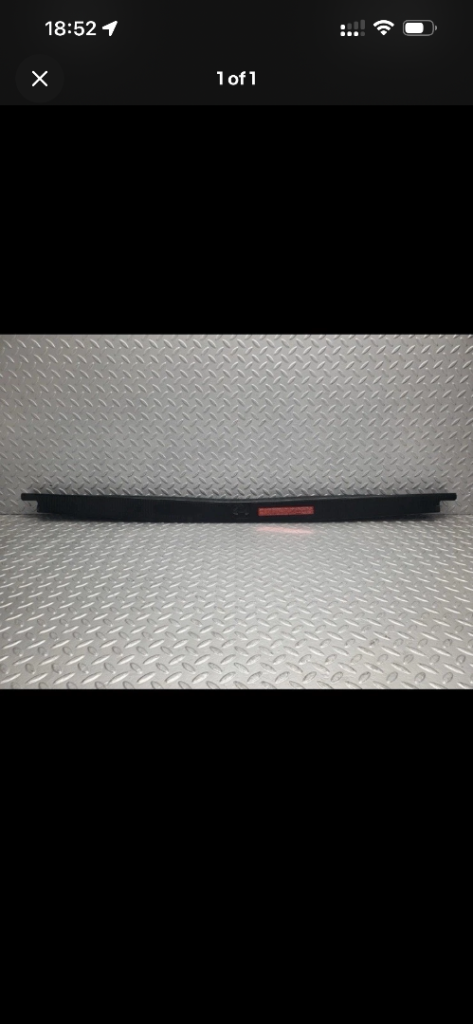 Mercedes rear trunk cover trim c126 w126 