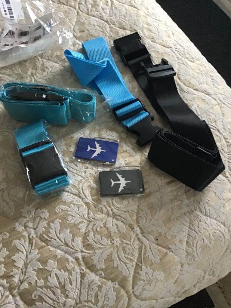 Brand new luggage strong straps