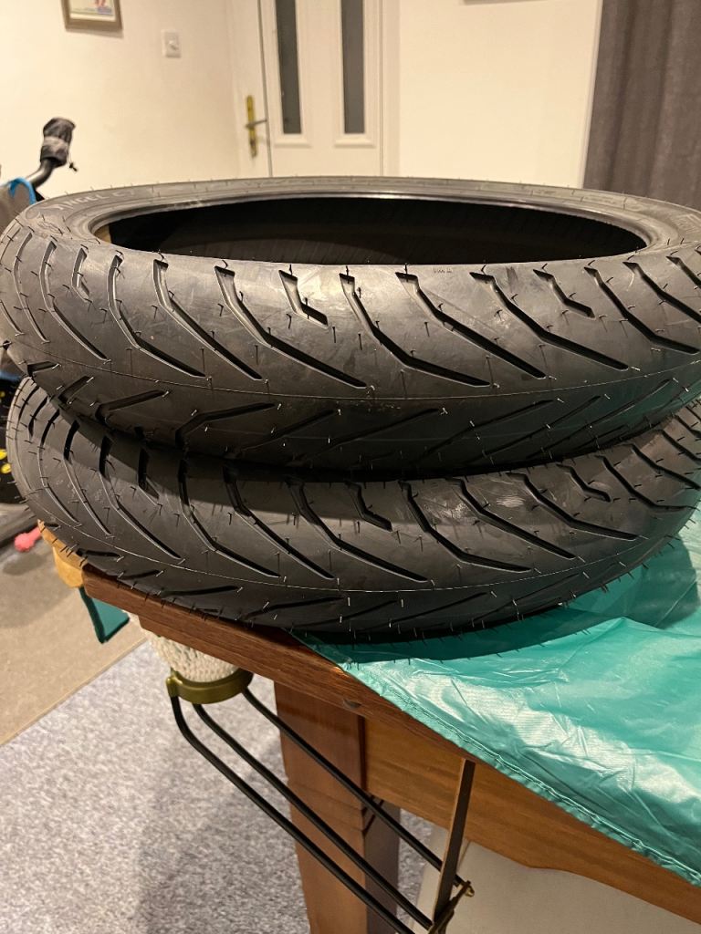 Pirelli angel CT 110 70 17 motorcycle tyres brand new unused BARGAIN LESS THAN HALF PRICE 