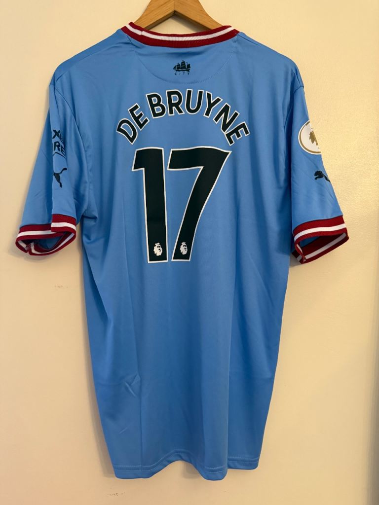 Man City 22/23 home shirt De Bruyne Puma replica 