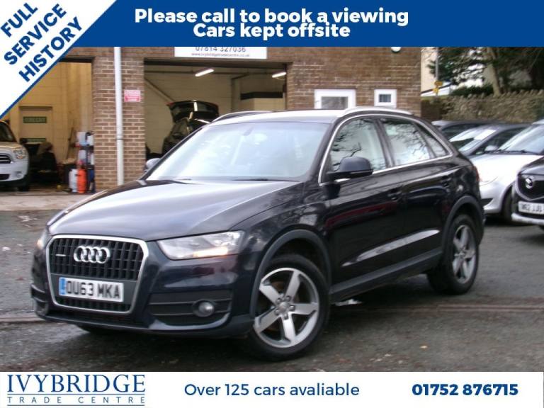 2013 63 AUDI Q3 2.0 TDI SE SUV 5DR DIESEL MANUAL QUATTRO EURO 5 (S/S) (140 PS) D
