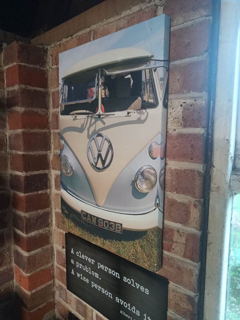 VW Campervan Canvas Picture.