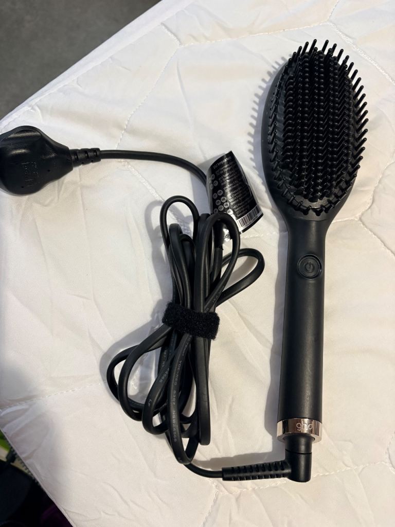 GHD hair dryer straightener brush