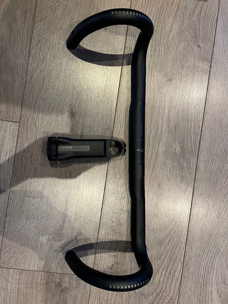 Specialized Tarmac SL8 Stem 120mm + Expert Shallow Drop Bar 440mm — Brand New