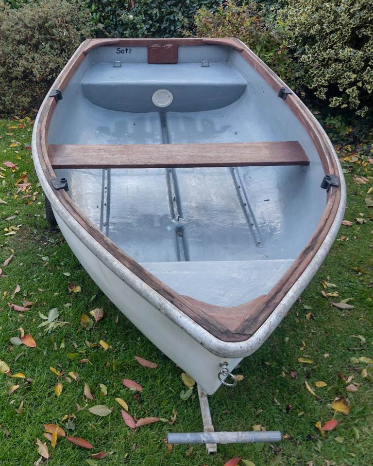 8ft fibreglass dinghy / rowing boat / tender, £300.00 for Sale