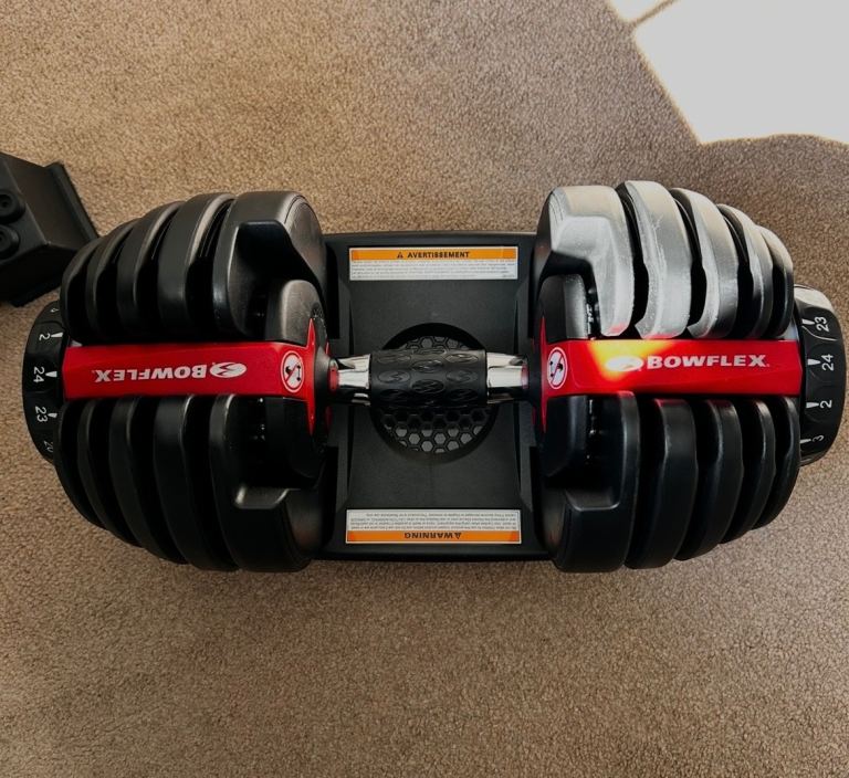 image for Bowflex SelectTech Dumbbell - Black, Adjustable Weight