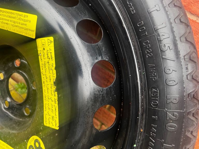 brand-new A7 audi spare tire