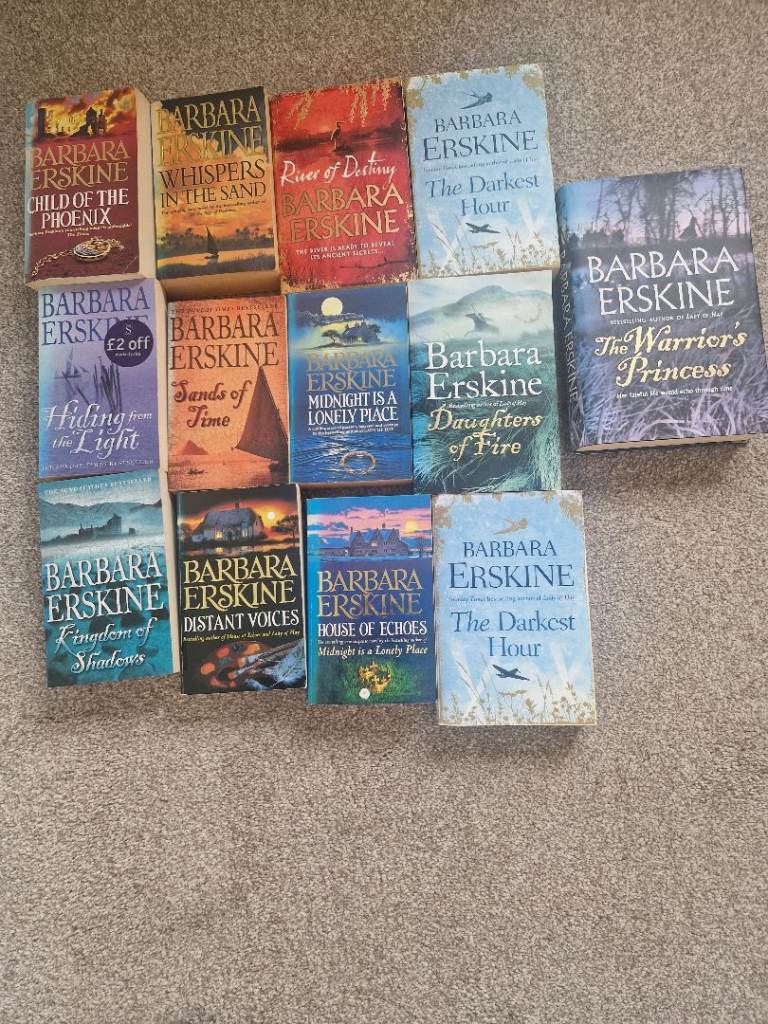 Job Lot of Books - Barbara Erskine, Dan Brown, and more