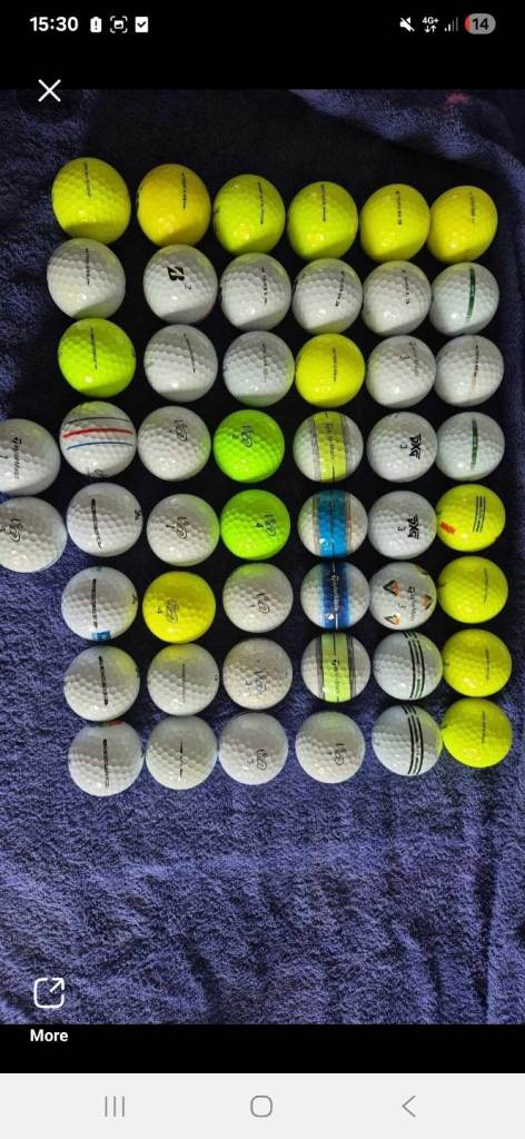 Mint/grade A premium golf balls 