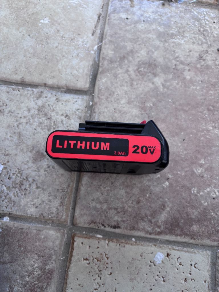 Lithium power tool battery- 20v 3.0ah 