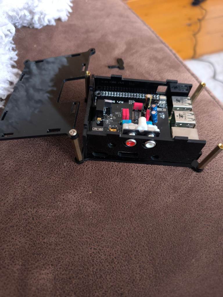 Raspberry pi model b+ with piFi dac