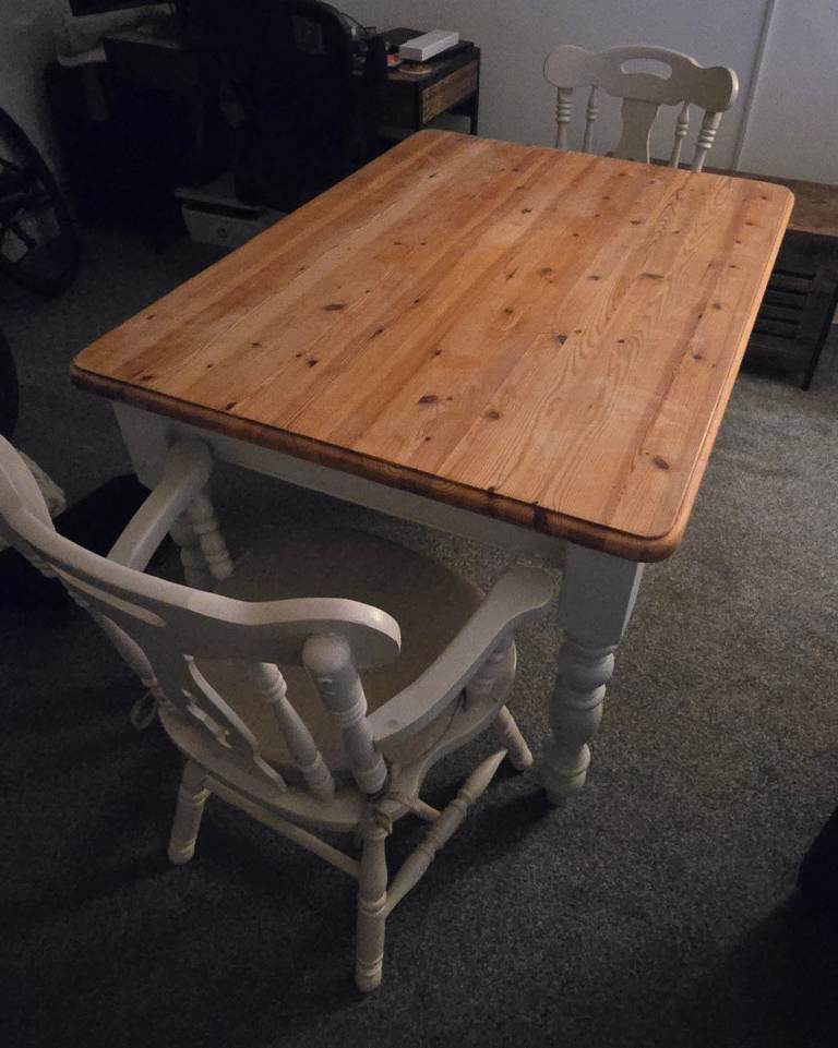 Dinning Table + 2 Chairs