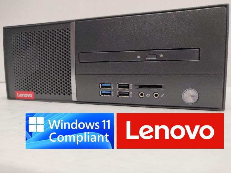 Lenovo i5 9400 16gb RAM 250gb SSD Windows 11 Pro Office Desktop Tower Pc 9th Gen Computer V530s
