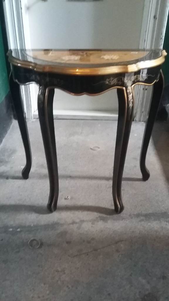 Chinese lacquered table