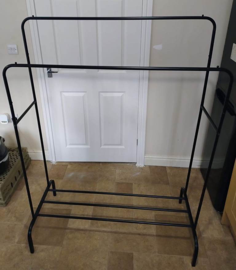Double Clothes Rail Dunelm. Nearly new.