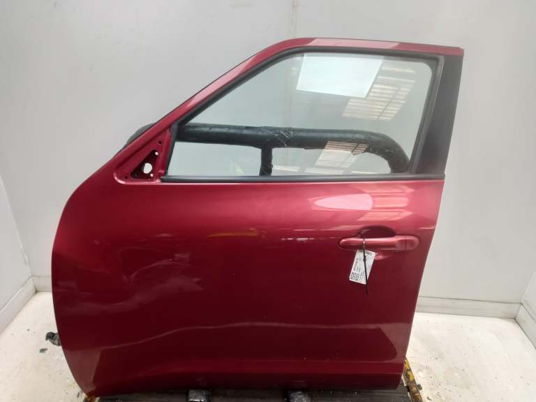 Nissan Juke Left Front Door N/S 2010-2019 Red 5 Door Hatchback