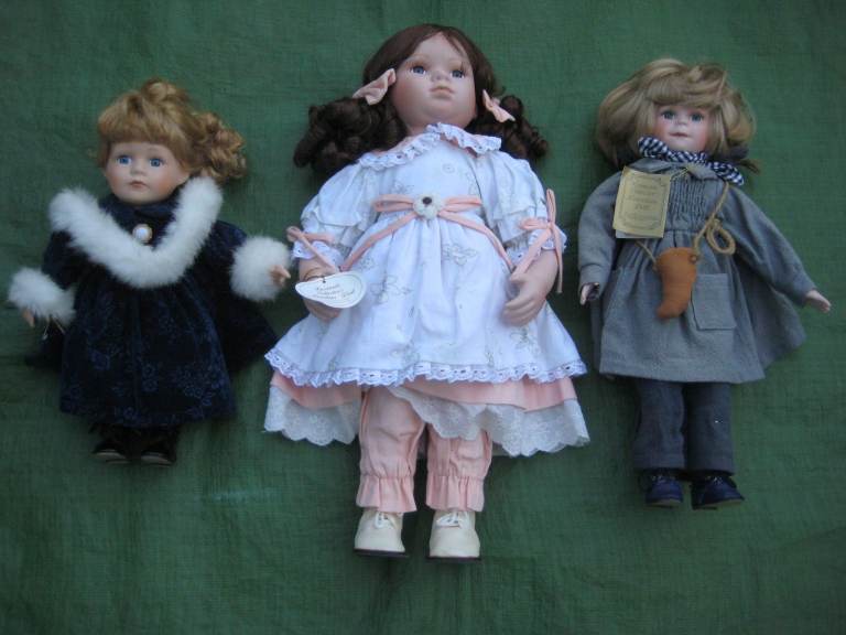 3 Genuine Brand New Leonardo Designer Porcelain Dolls: See Separate Prices