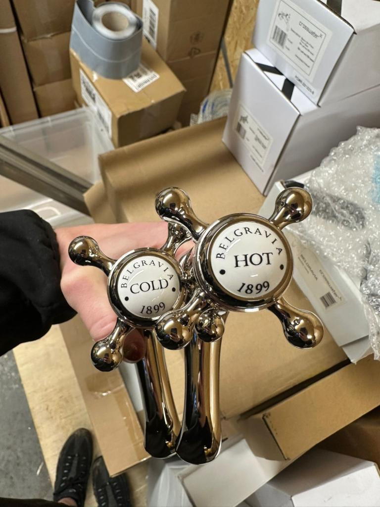 Crosswater Belgravia Basin Taps Nickel