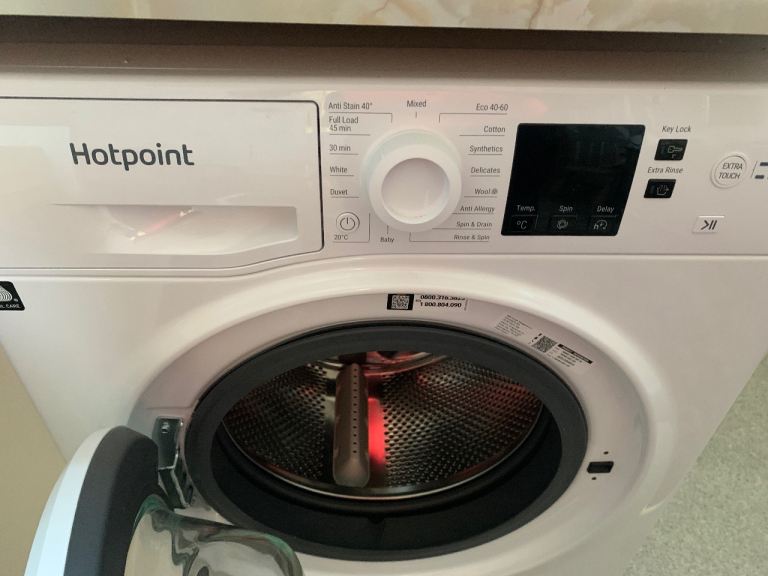 Hotpoint Washing Machine – White, As Good As New
