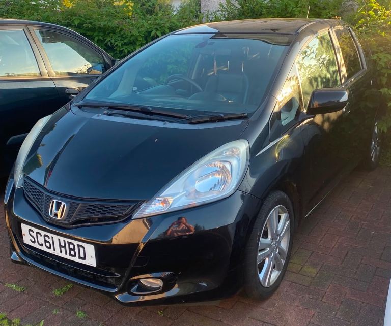 Black Honda JAZZ I-VTEC Hatchback, 5-Door, 2011, Manual, 1339 (cc)