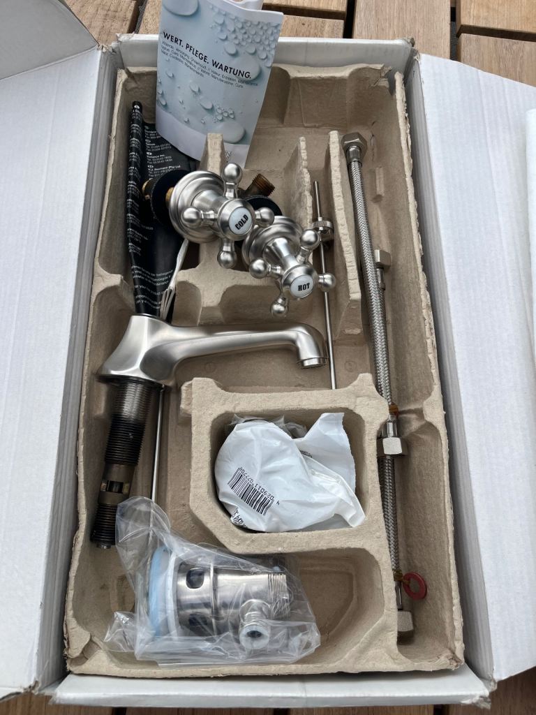 Dornbracht three hole basin mixer with pop up waste for sale