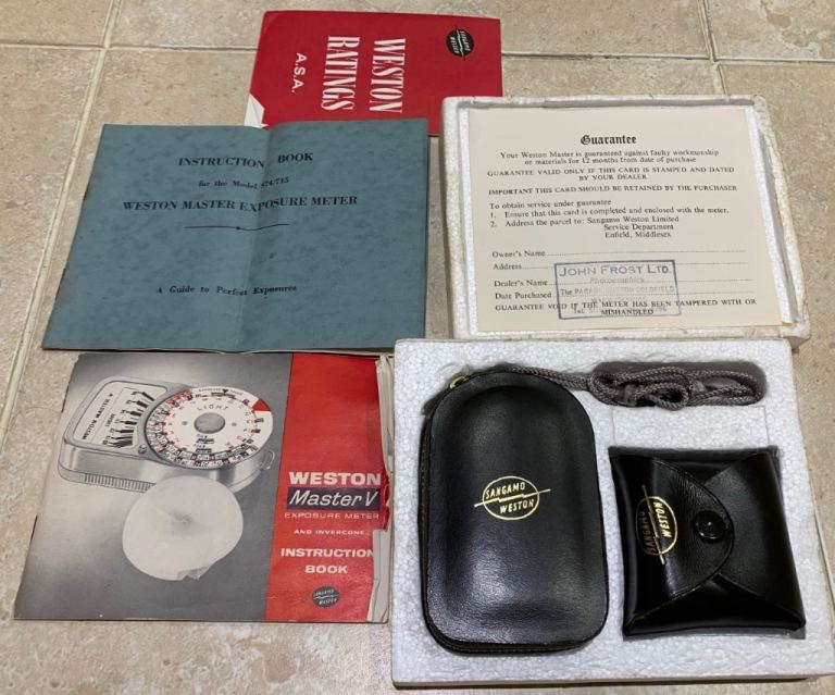 Weston Master V light meter