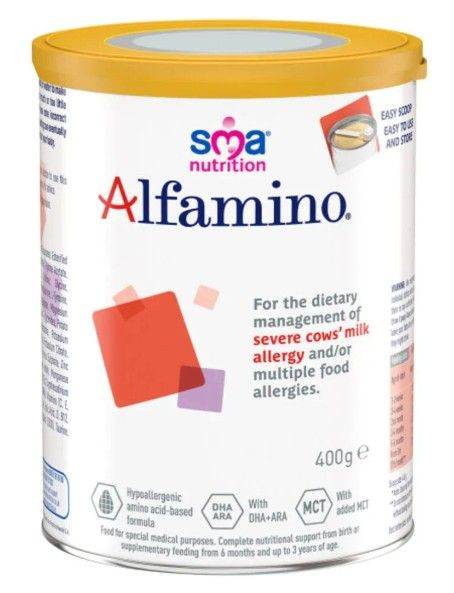 SMA ALFAMINO FORMULA (8 X 400g Tins)