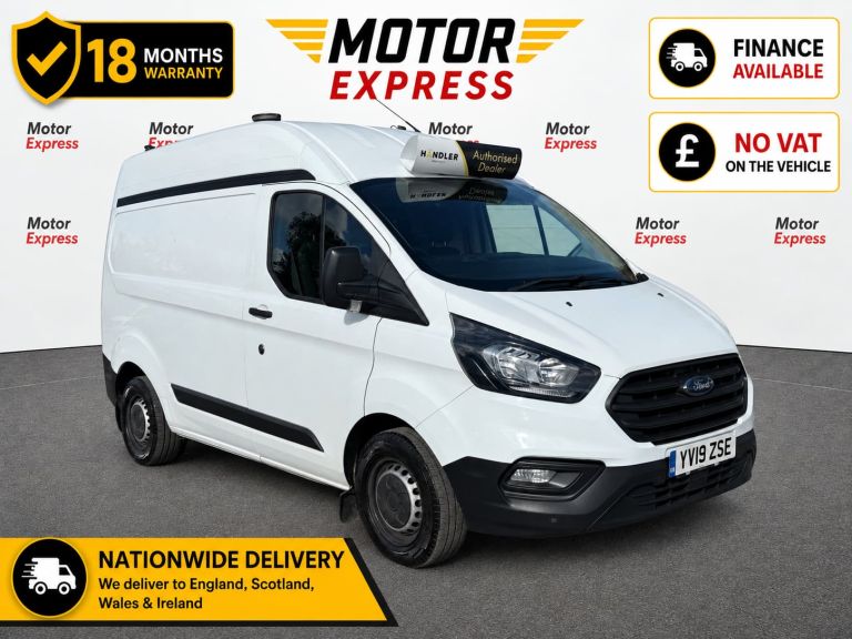 2019 Ford Transit Custom 2.0 TDCi 105ps High Roof Van PANEL VAN Diesel Manual