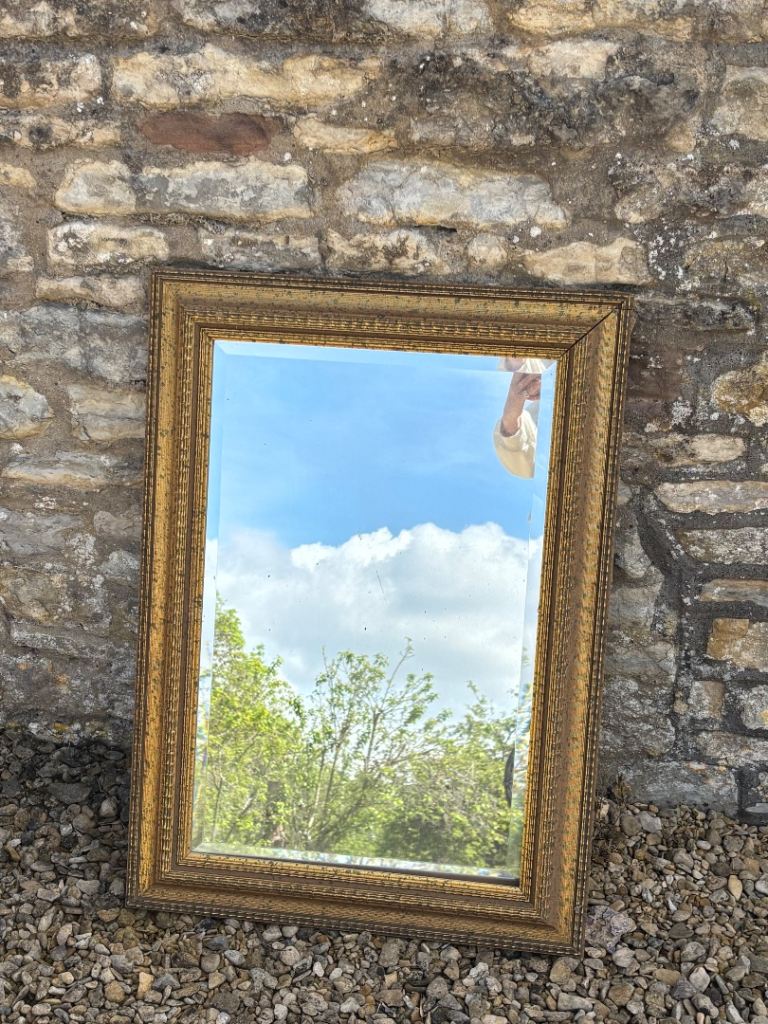 Pilkington mirror in gold