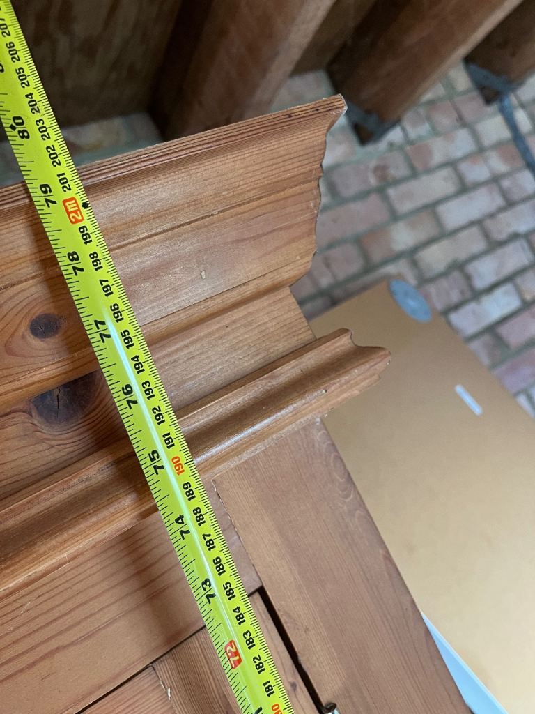 Solid Pine Wardrobe / Cabinet – Good Condition
